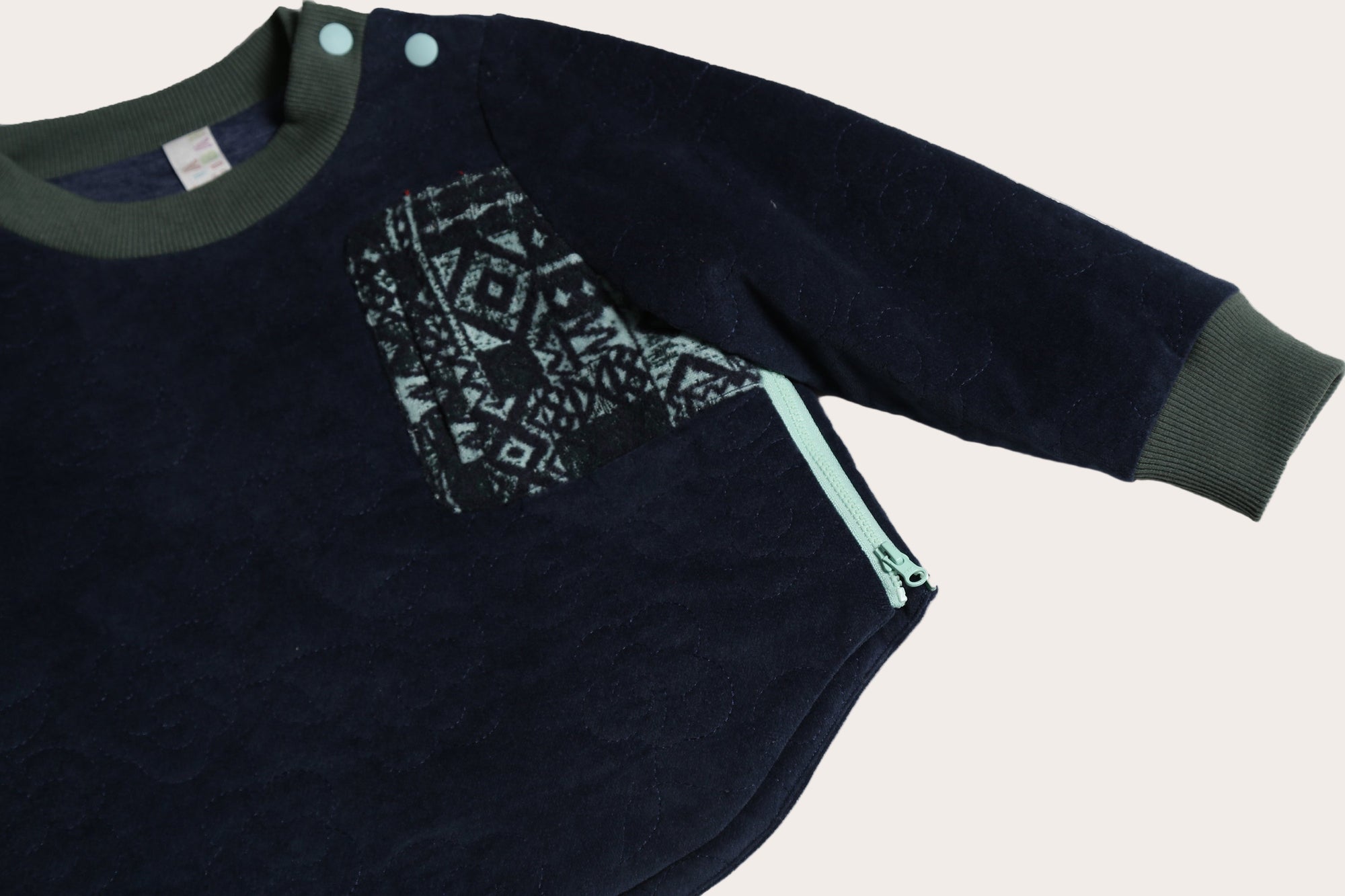 B-tp95s Tia Cibani bloom padded zip sweatshirt