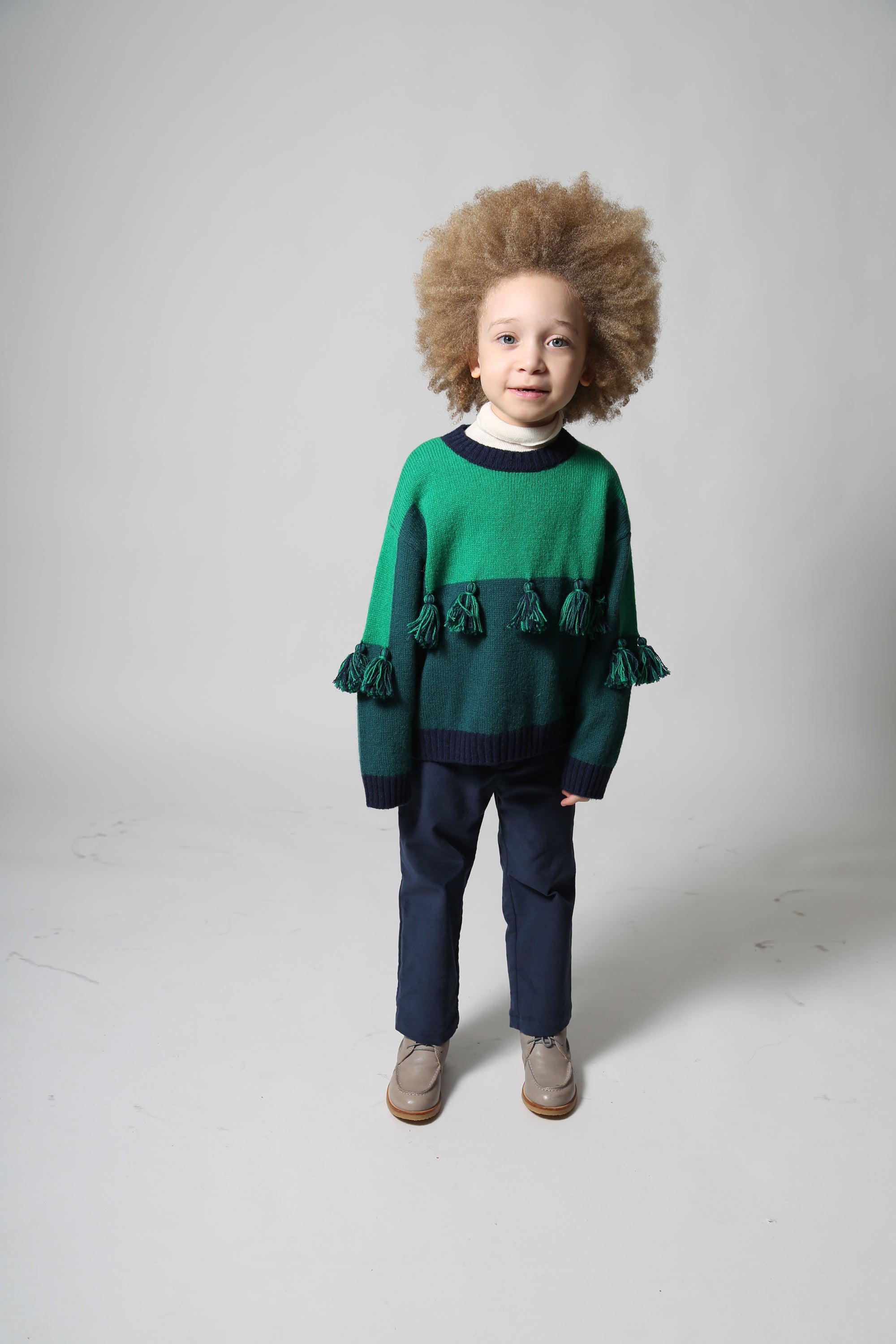 B-kt48s Tia Cibani Santos patchwork sweater